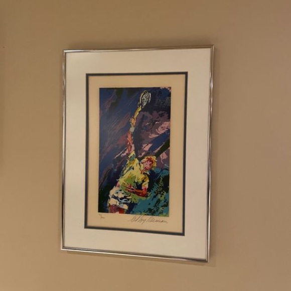 LEROY NEIMAN TENNIS CLASSIC SERVE FRAME - Picture 2 of 4
